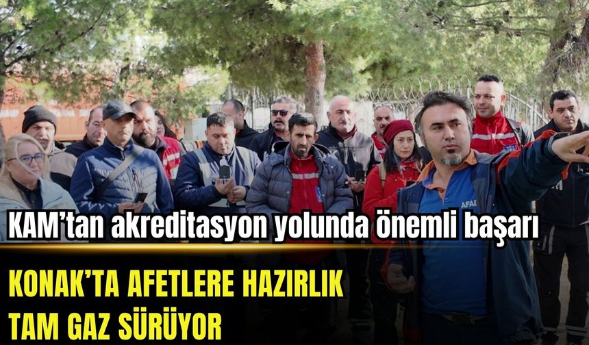 Konak Belediyesi’nin arama kurtarma timi dur durak bilmiyor