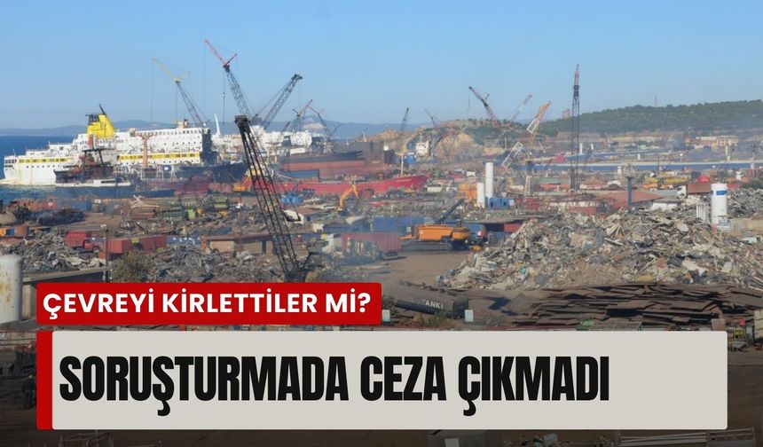 Aliağa’da çevre iddialarına savcılık kararı: Soruşturmada ceza çıkmadı!