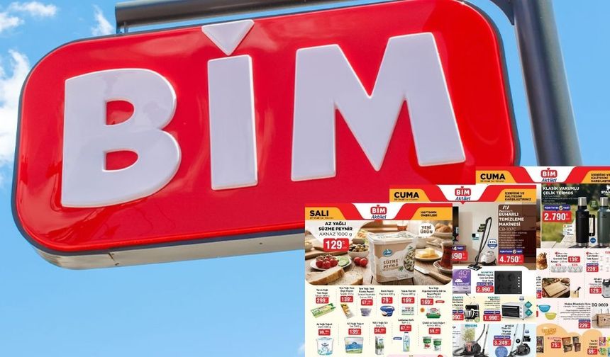 BİM 30 Ocak Aktüel kataloğu: Torbasız süpürge, klavye seti, mini fırın, baldo pirinç...
