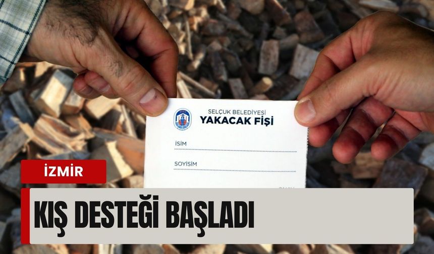 Efes Selçuk’ta Kış Desteği başladı