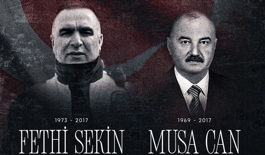İzmir’in şehitleri Fethi Sekin ve Musa Can unutulmadı