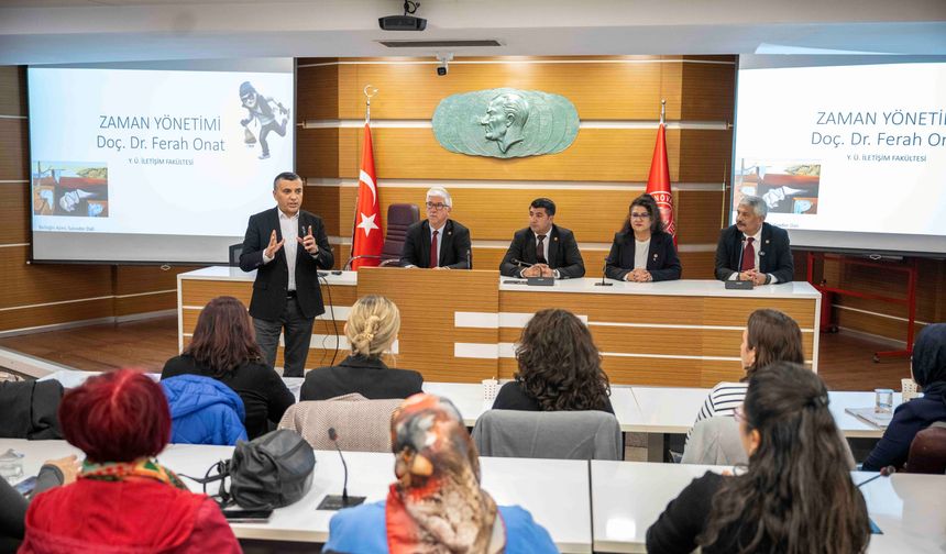 Muhtarlar bu eğitim için Bornova’da buluştu!