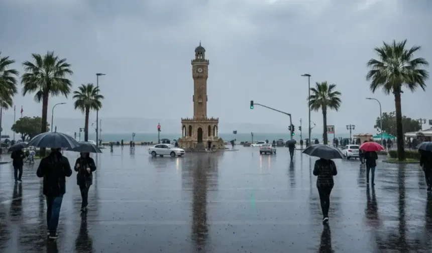 İzmir’e haziran sürprizi: 10 ilçede gök gürültülü sağanak yağış alarmı!