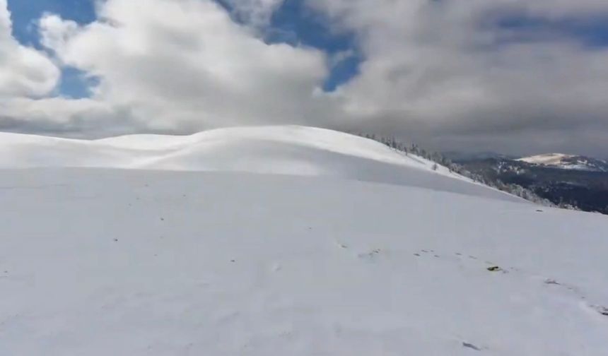 Termometreler değil, cetveller yetmedi! Kar kalınlığıyla rekor kıran yer
