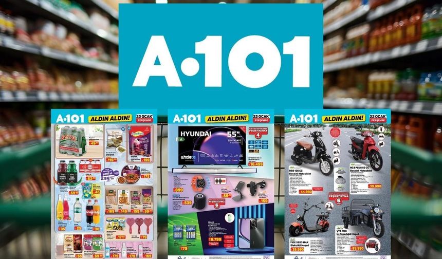 Sınırlı stokla satışa çıktı! A101 Aldın Aldın kataloğunda dev indirimler