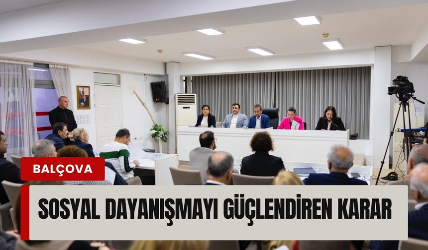 2026’nın ilk meclisinde sosyal dayanışma adımı