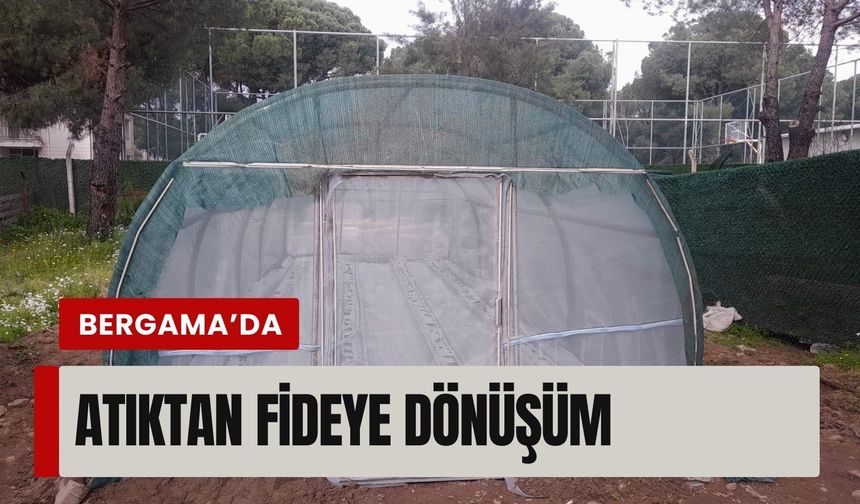 Çöp, toprakla buluştu: Bergama’da atıktan fideye dönüşüm