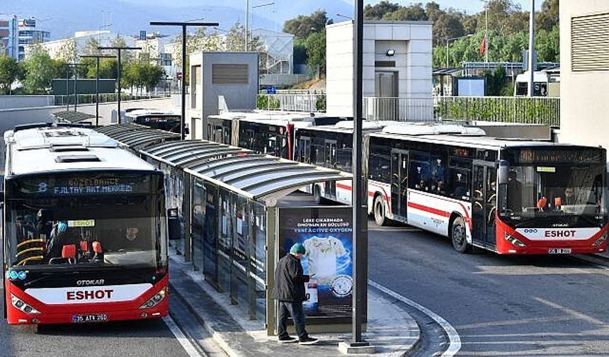 İzmir’de otobüs hattında geçici güzergah düzenlemesi