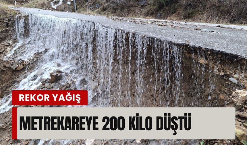 İzmir’de rekor yağış! Bozdağ’da metrekareye 200 kilo düştü