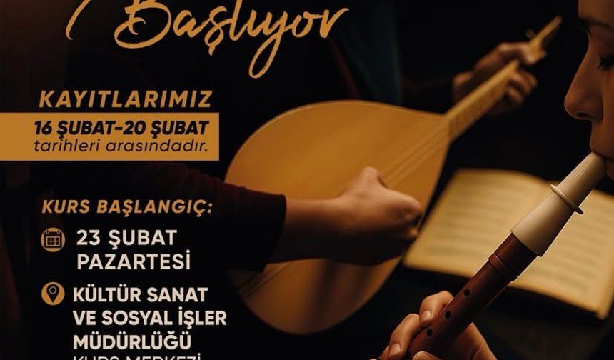Karşıyaka’da Bağlama ve Mey Kursu başlıyor
