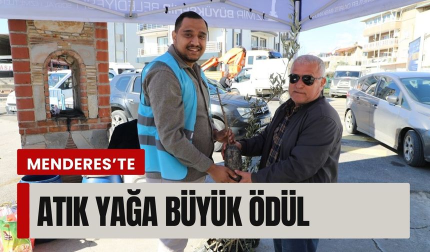 Lavaboya döken yandı! Menderes’te atık yağa büyük ödül