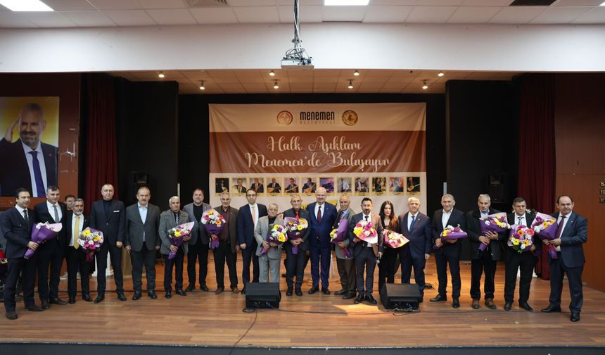 Menemen’de Aşıklar Gecesi: Saz ve söz geleneği sahnede yaşatıldı