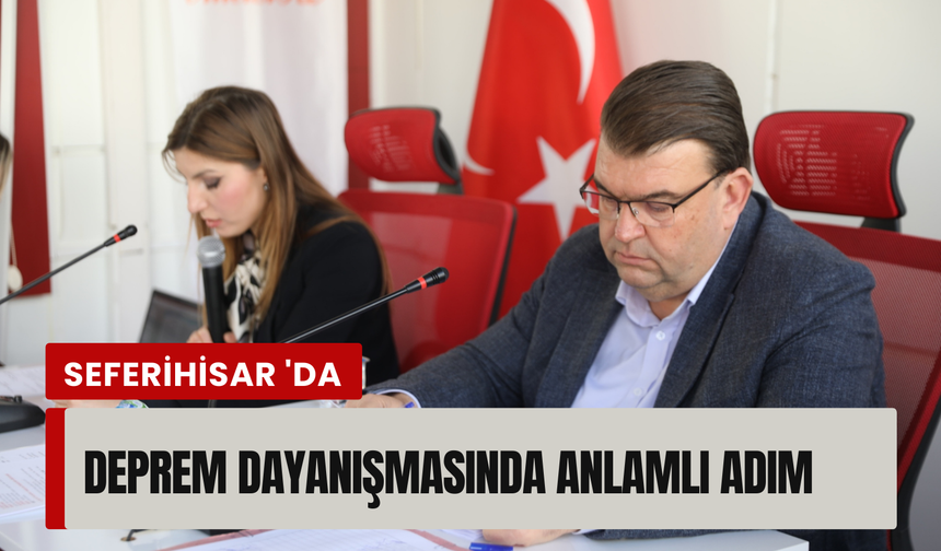 Seferihisar 'da deprem dayanışmasında anlamlı adım