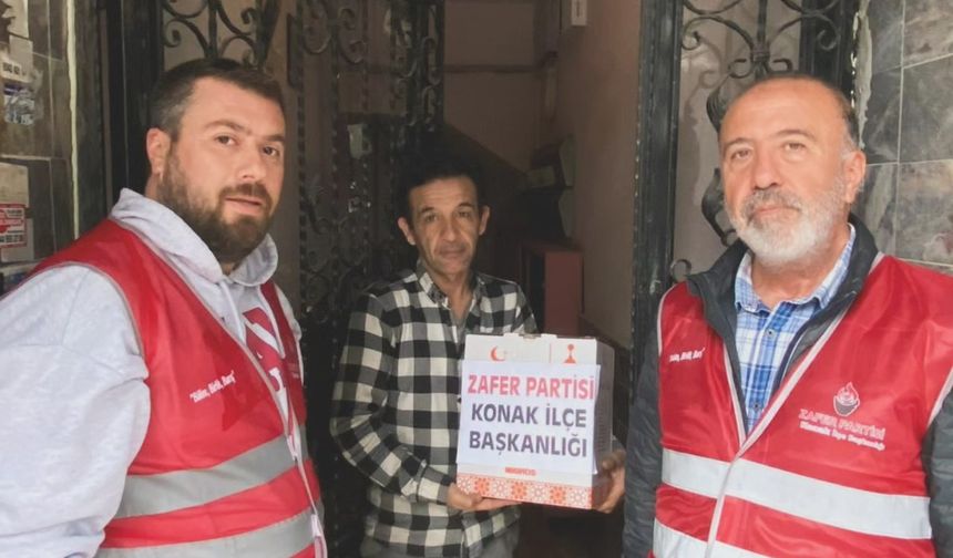 Zafer Partisi Konak’tan dayanışma örneği