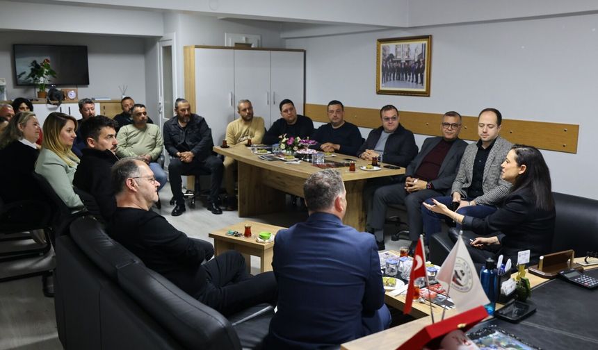 Başkan Sengel’den oda başkanlarına ziyaret