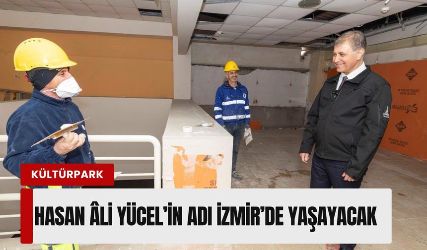 Kültürpark’ta atıl bina doğayla iç içe Hasan Âli Yücel kütüphanesine dönüştürüldü