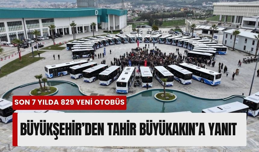 İzmir Büyükşehir’den Tahir Büyükakın’a yanıt geldi