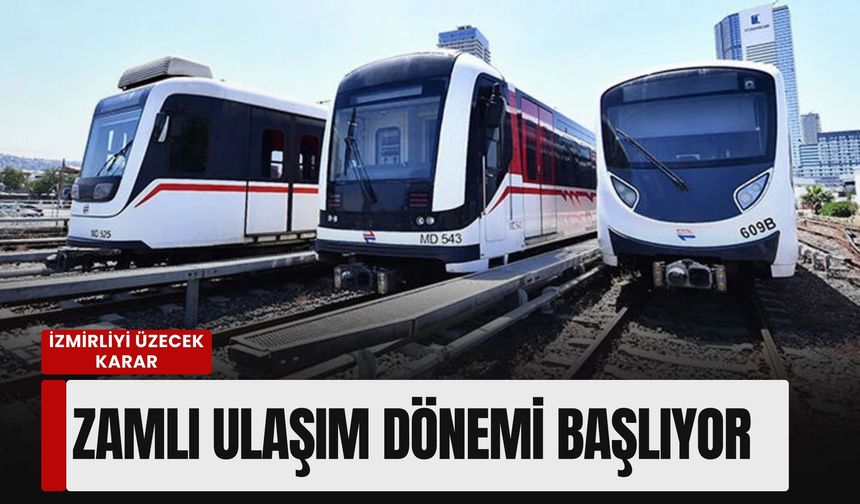 İzmir’de ulaşıma komisyon onayı: İZBAN ve otobüste tam bilet 40 TL’ye çıkıyor!