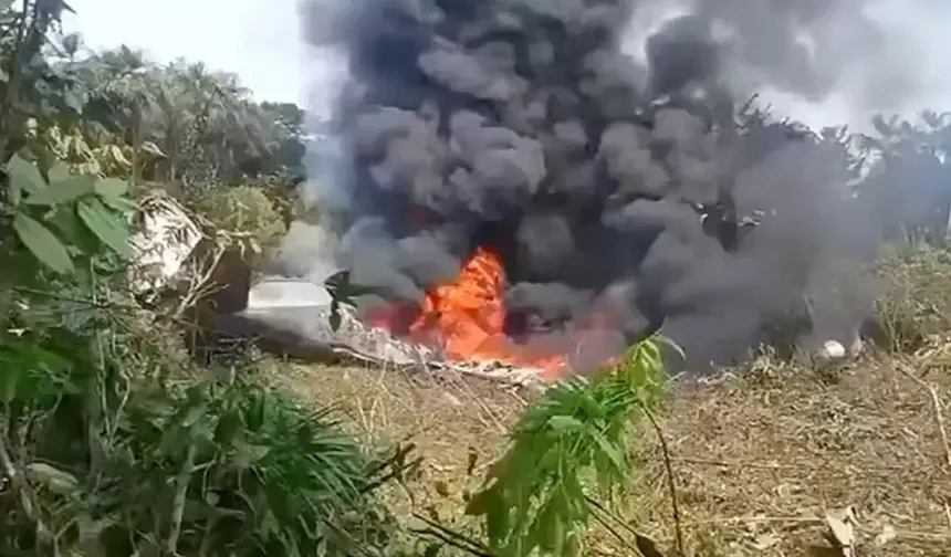 Kolombiya'da askeri uçak düştü: Çok sayıda ölü ve kayıp var!