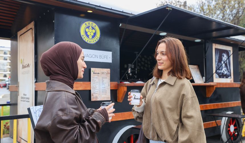 Öğrenciler ve vatandaşlar için ideal iki yeni kafe: Buca 1923 Ray ve Vagon Büfe
