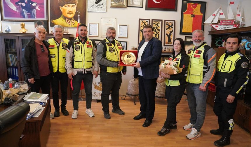 Seferihisar’da ‘İleri Sürüş Teknikleri’ eğitimi sonrası teşekkür ziyareti