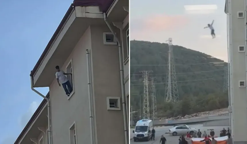 Yurt penceresinden atlayan genç kurtarılamadı!