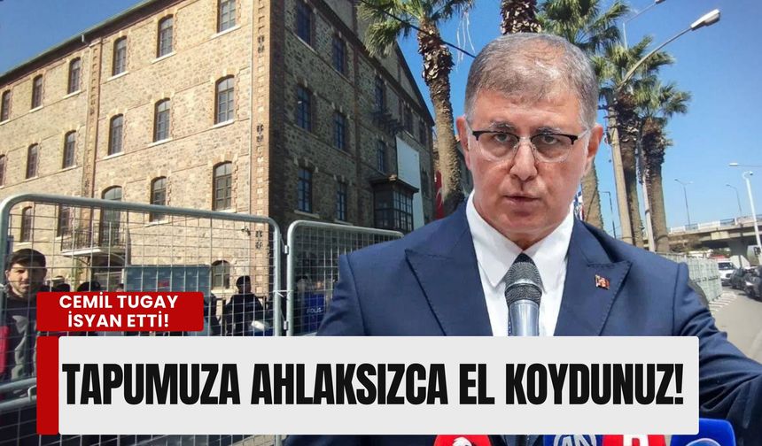 Cemil Tugay’dan Meslek Fabrikası isyanı: 'Tertemiz tapumuza ahlaksızca el koydunuz!'