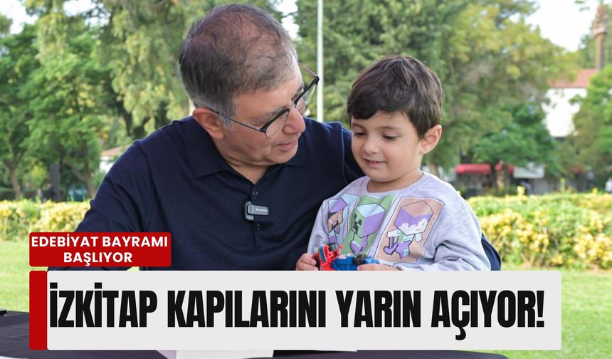 Kültürpark’ta Edebiyat Bayramı Başlıyor: İZKİTAP Kapılarını Yarın Açıyor!
