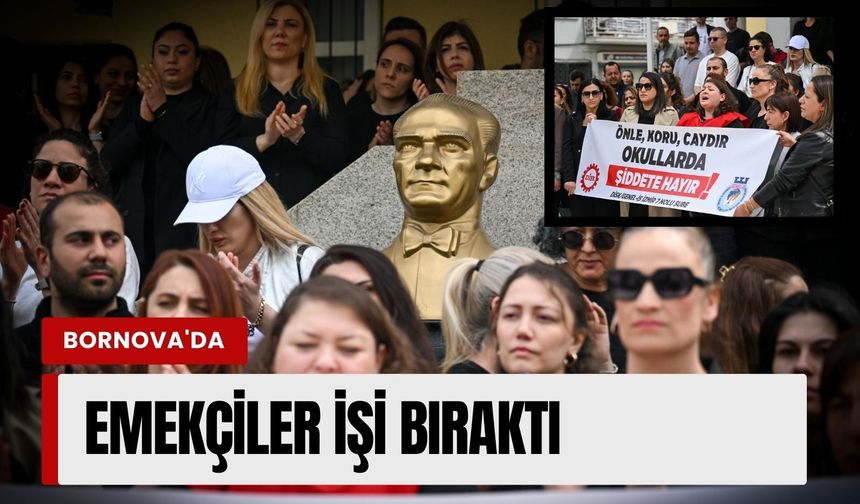 Bornova’dan şiddete karşı ortak çığlık