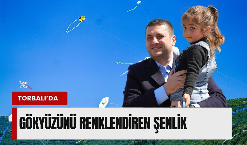 Torbalı’da gökyüzü renklendi