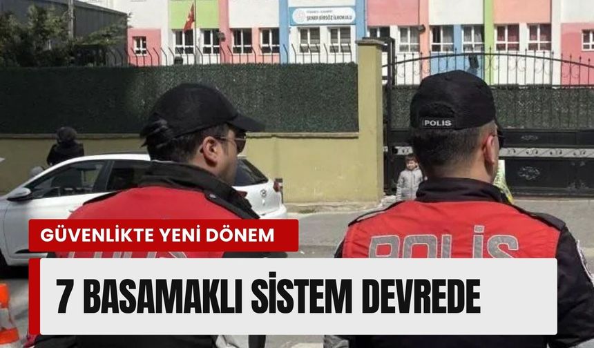 Okullarda güvenlikte yeni dönem: 7 basamaklı sistem devreye giriyor