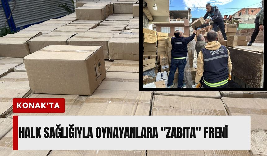 Konak’ta ‘Zehir’ operasyonu