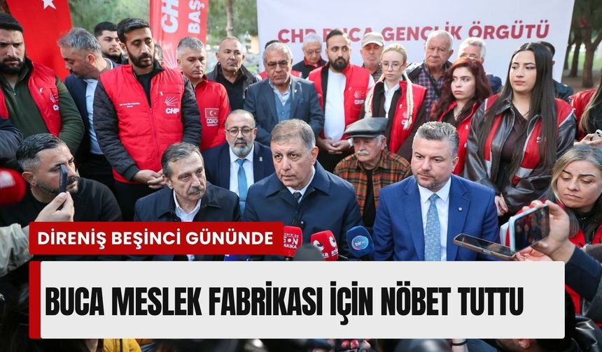 İzmir’de Meslek Fabrikası için kritik nöbet sürüyor