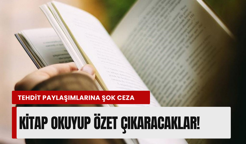 İzmir'de tehdit paylaşımlarına 'kitap okuma' cezası!
