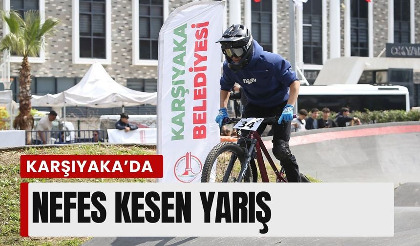 Karşıyaka’da nefes kesen yarış: 60 sporcu aynı parkurda buluştu