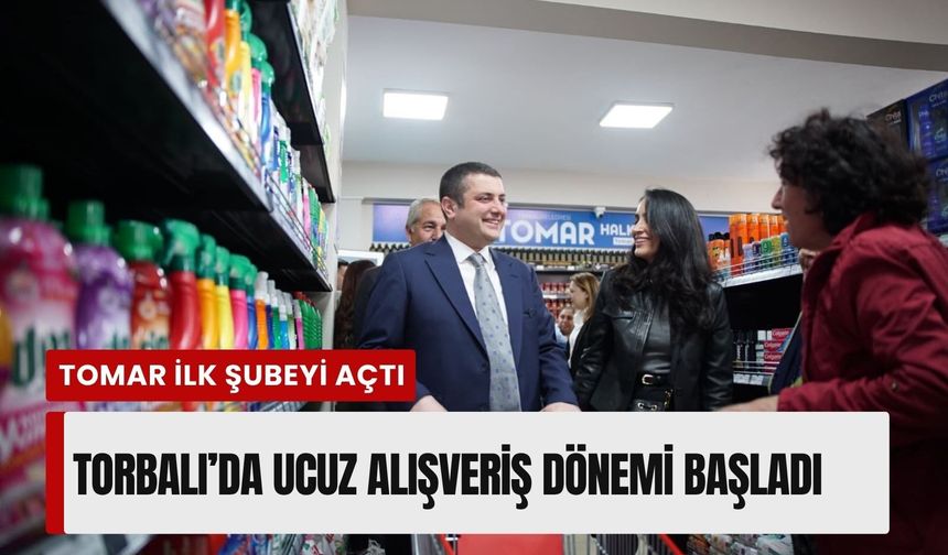 Torbalı’da ucuz alışveriş dönemi başladı