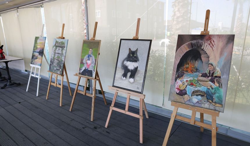 Kaklıç’ta sanat rüzgarı: Yıl sonu sergisi göz kamaştırdı!