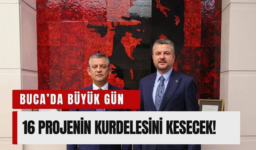 Buca’da 16 proje için toplu açılış: Özgür Özel katılacak