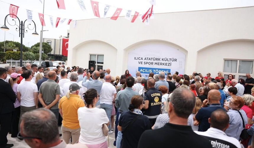 Çeşme’de yeni kültür merkezi açıldı