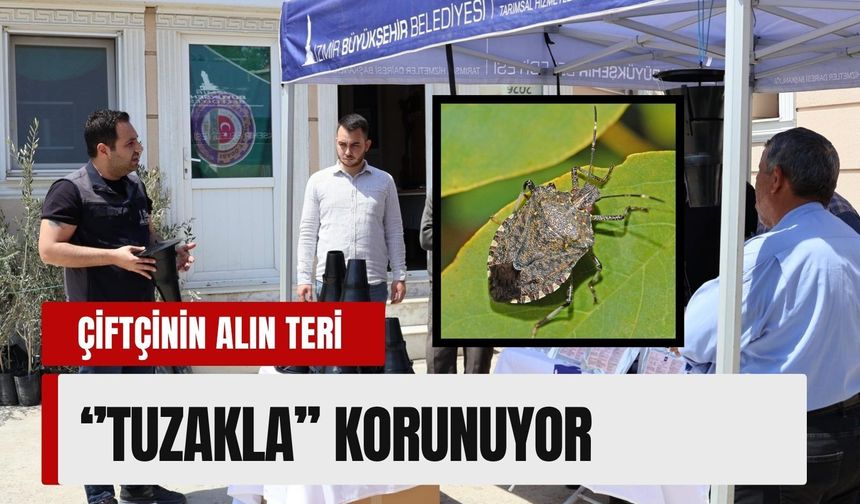 Çiftçinin alın teri ‘Tuzakla’ korunuyor
