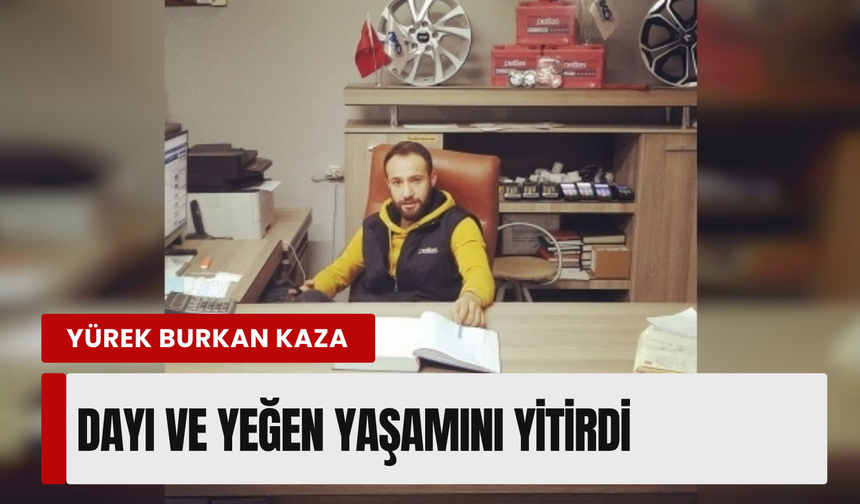 İzmir'de feci kaza: Dayı ve yeğen hayatını kaybetti