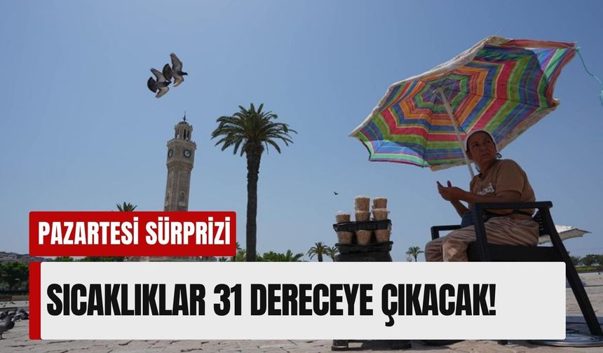 İzmir'de yeni hafta güneşle başlıyor: 11 Mayıs Pazartesi hava durumu