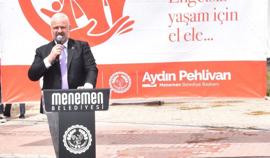 Menemen’de Engelliler Haftası farkındalık yürüyüşü