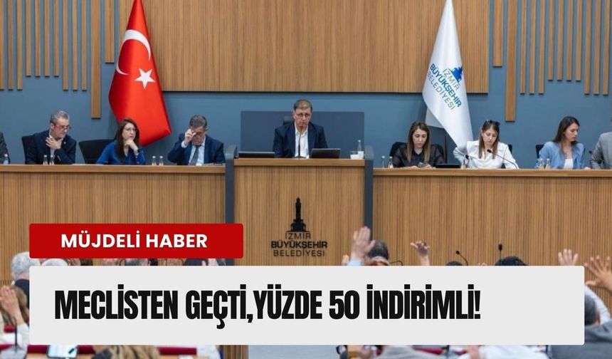 İzmir’de bayramda toplu ulaşım yüzde 50 indirimli!