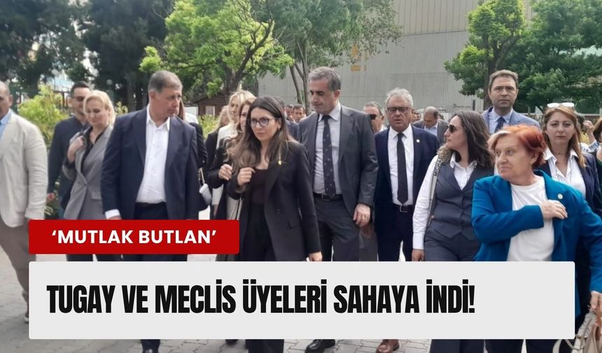 Cemil Tugay ve meclis üyelerinden "irade" yürüyüşü