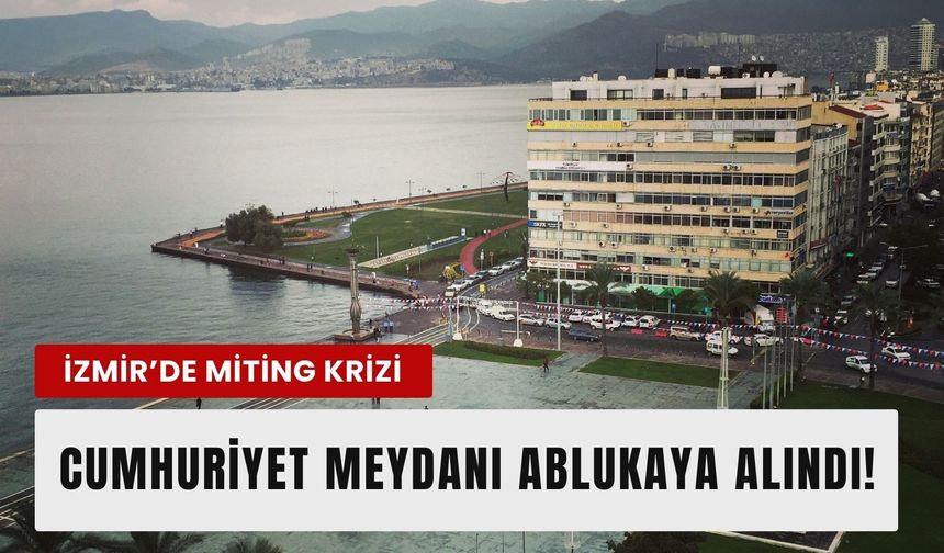 Özgür Özel’e miting ablukası!