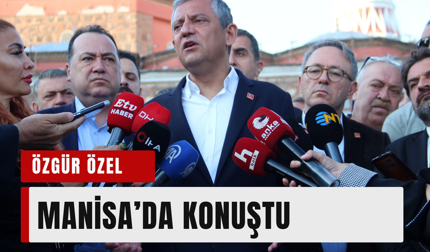 Özgür Özel bayram namazını Manisa'da kıldı