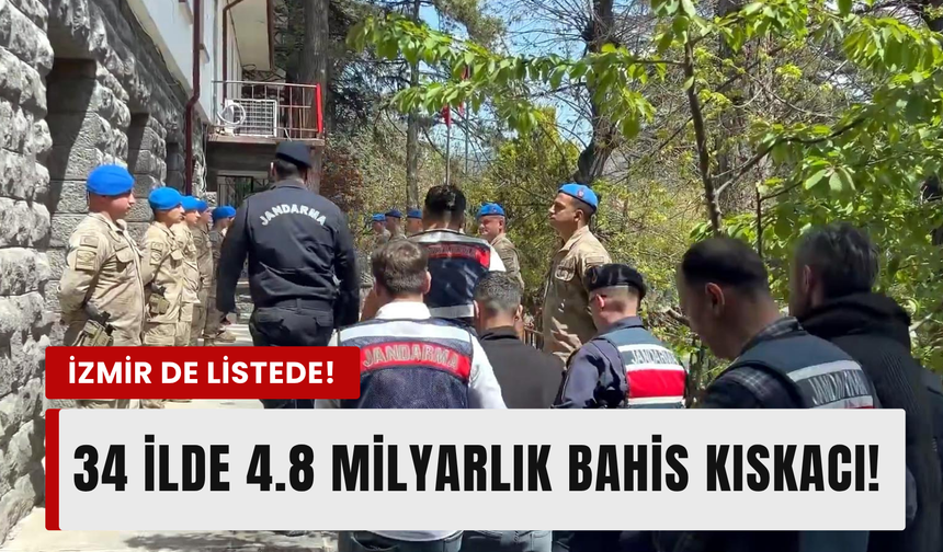 34 ilde 4,8 milyarlık yasa dışı bahis operasyon!