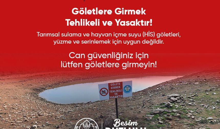 Büyükşehir’den hayati uyarı