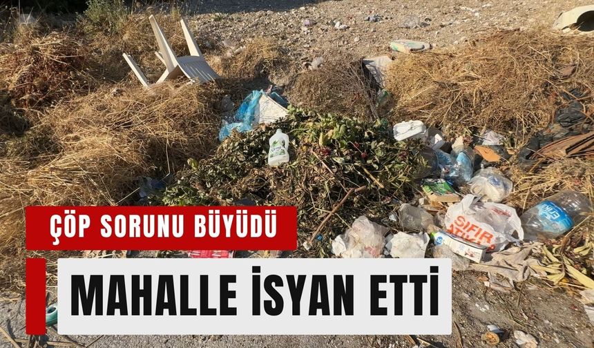 Mordoğan’da çöp krizi büyüyor